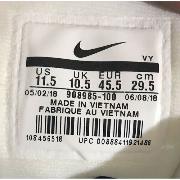 Nike Flex Experience RN 7 White/Black-Wolf Grey - Picture 6 of 6